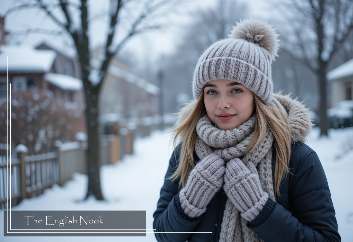Guía de Vocabulario de Invierno en Inglés-Español
