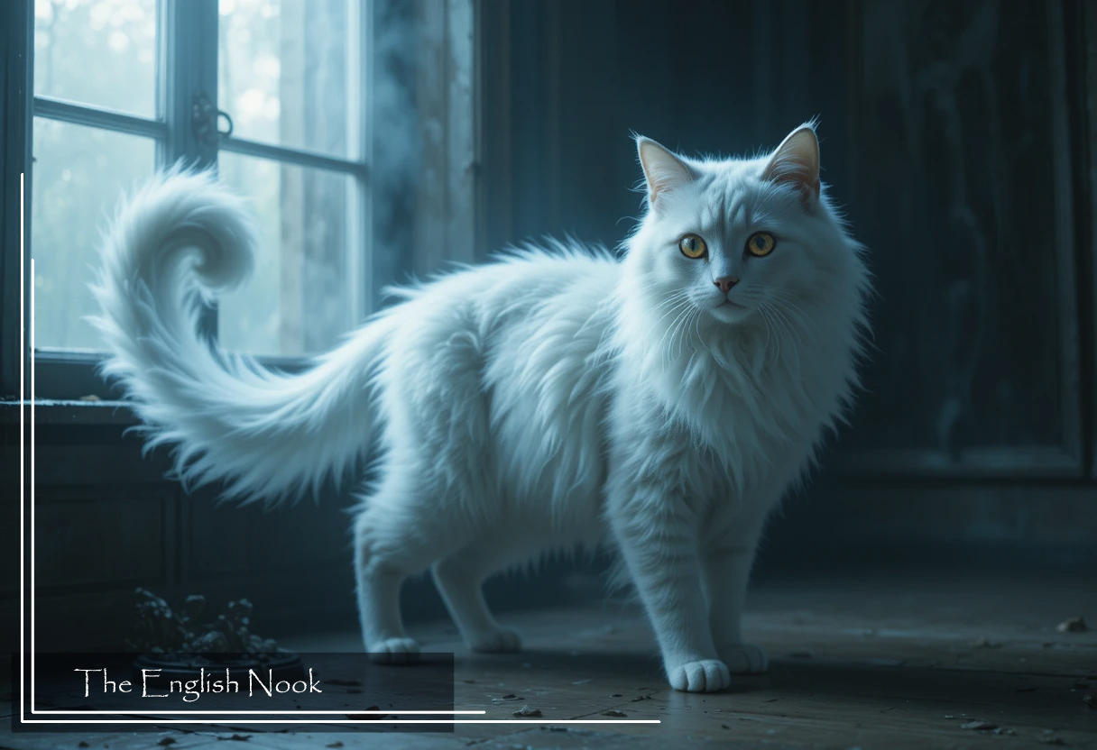 The Ghost and the Cat Who Saw