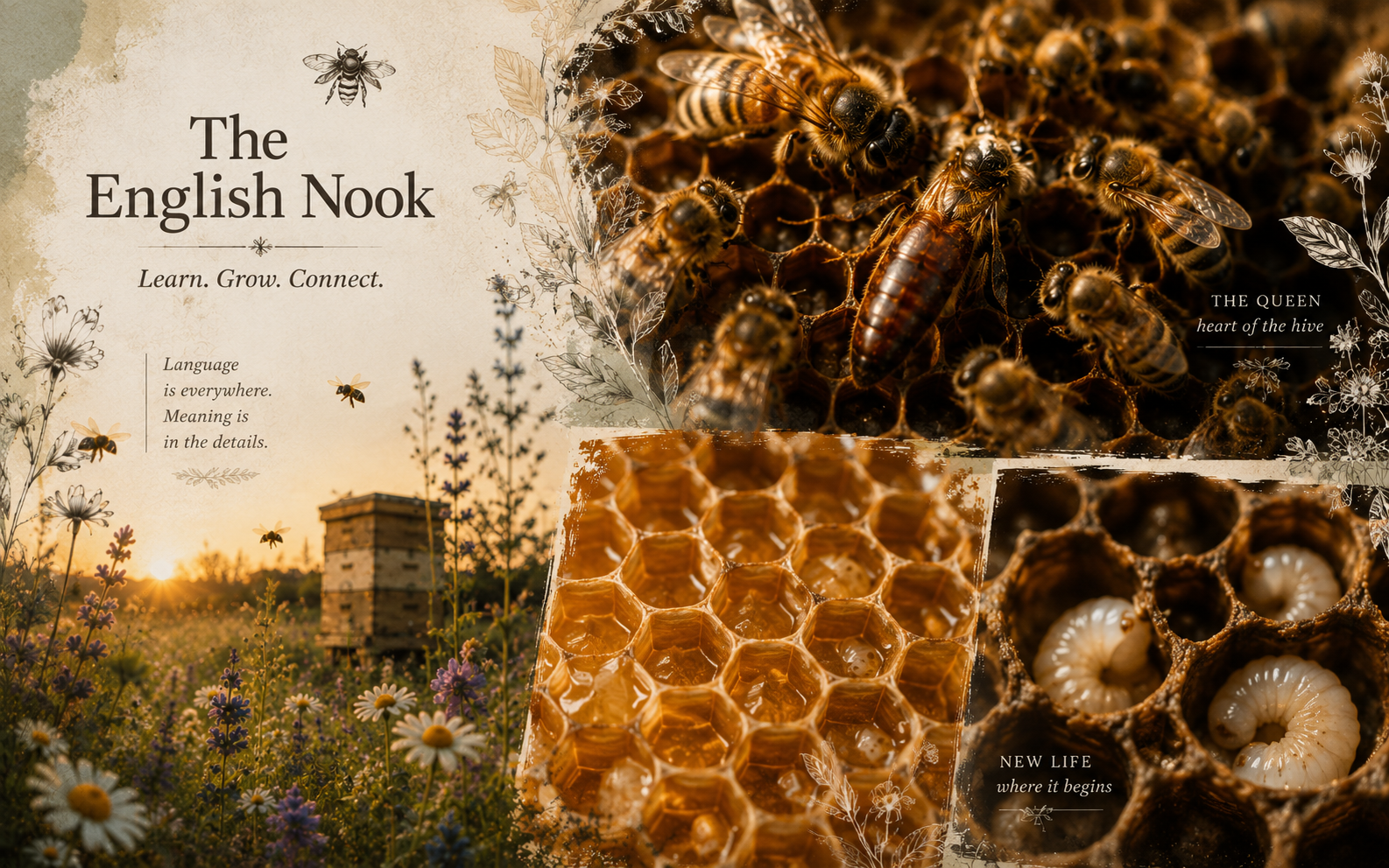 The Language of Bees, Hives, and Swarms
