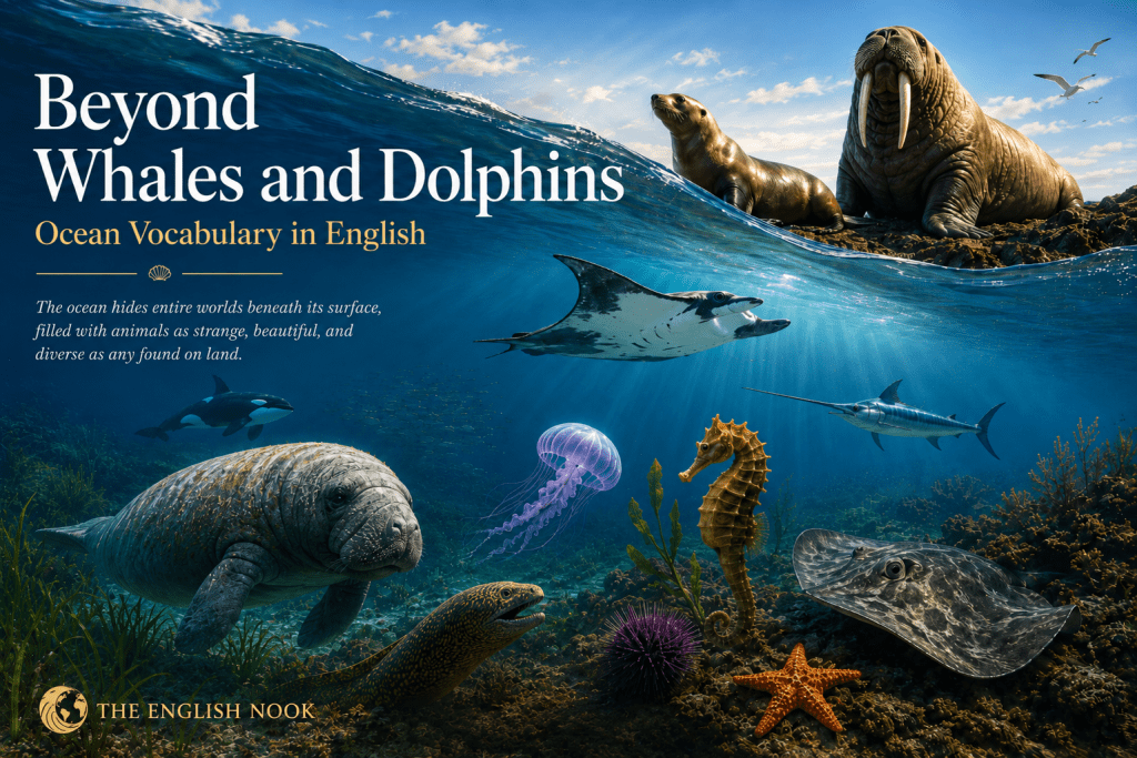 Beyond Whales and Dolphins — Ocean Vocabulary in English