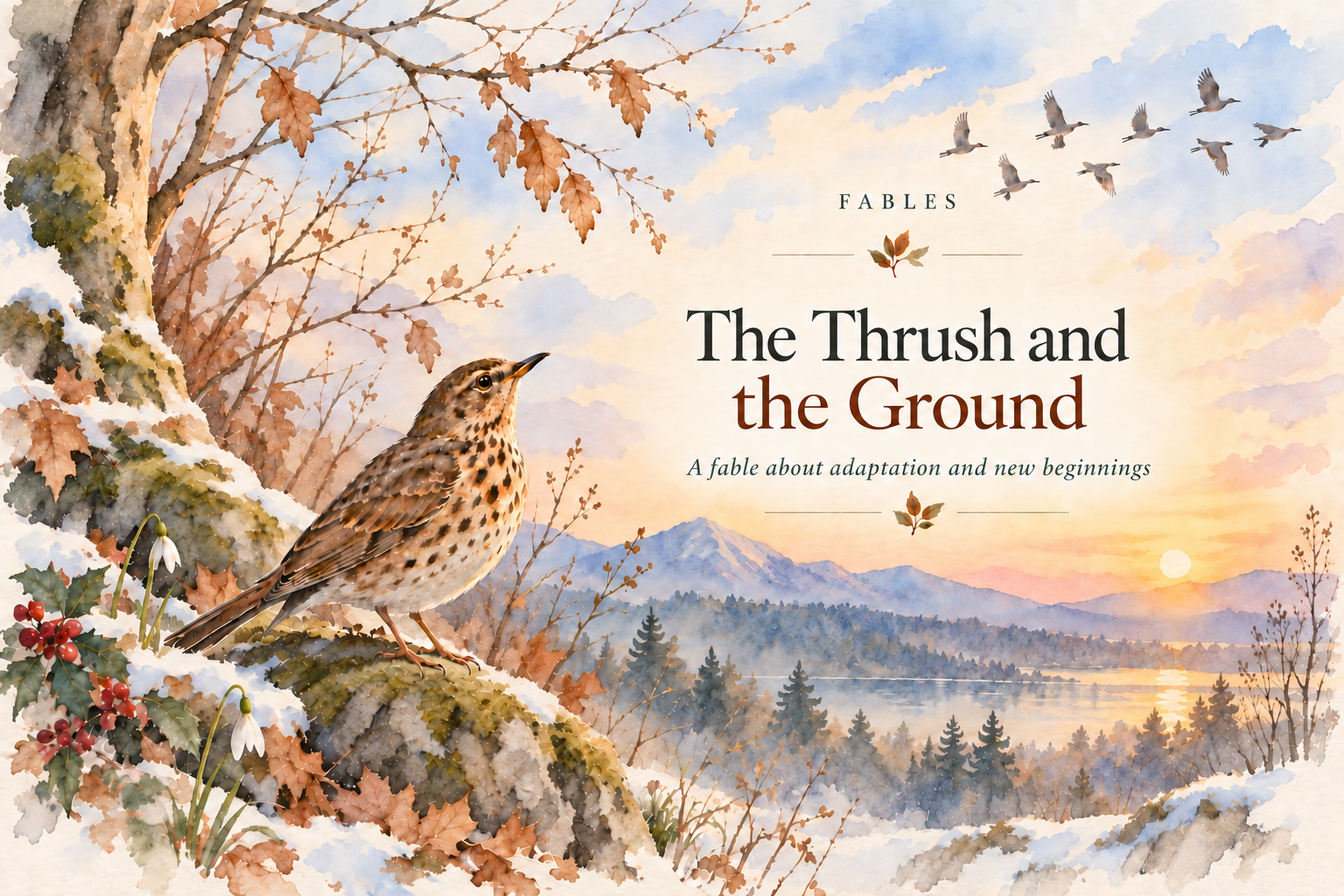 The Thrush and the Ground
