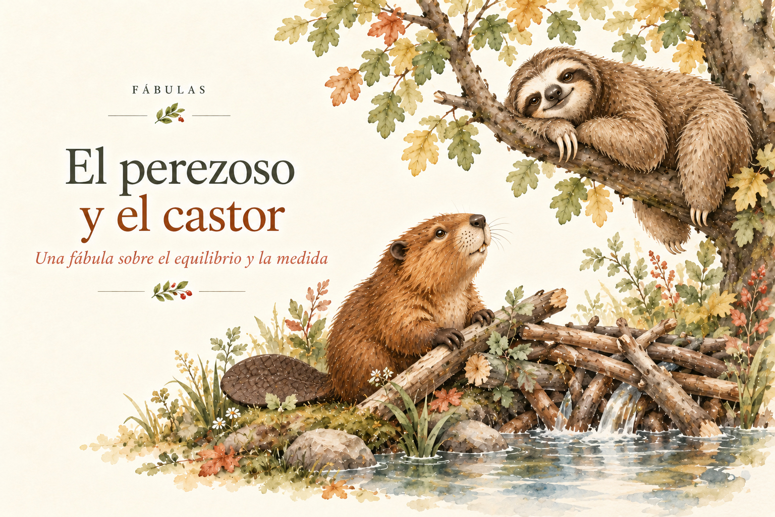 El perezoso y el castor